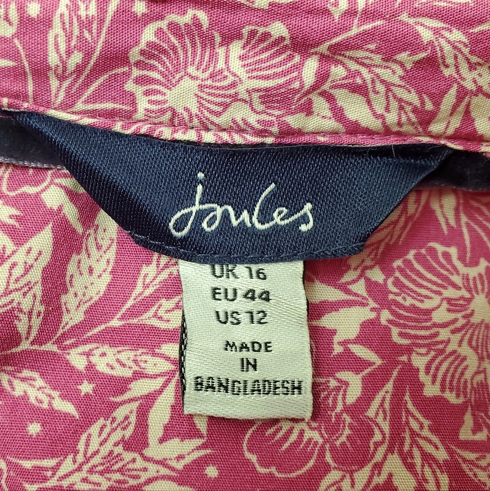 JOULES "Penelope" Pintuck Floral Blouse - Picture 7 of 7